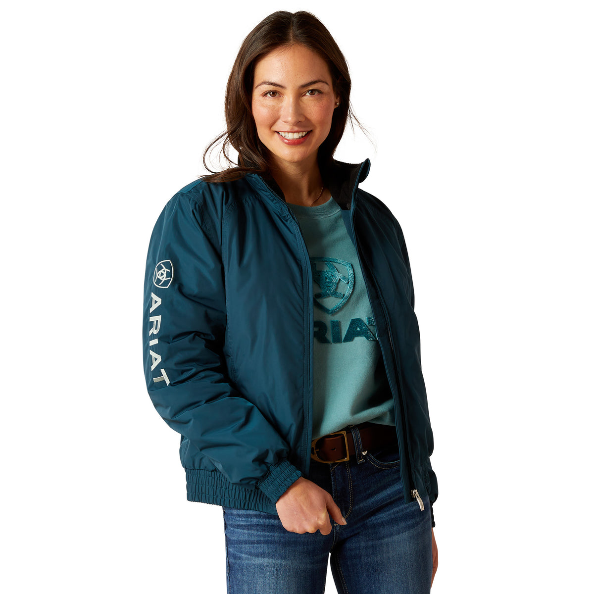 Ariat Womens Stable Insulated Jacket - Reflecting Pond