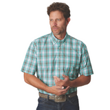 Roper mens Amarillo Collection Shirt - Green