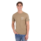 Pure Western Mens Walker Tee - Sand