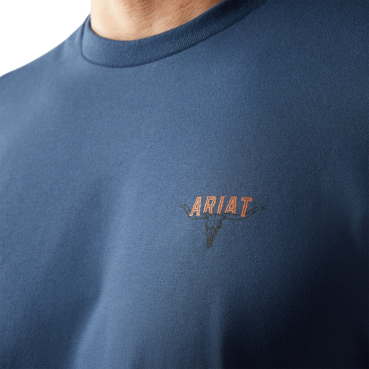 Ariat Mens Ranch Tough Tee - Space Blue