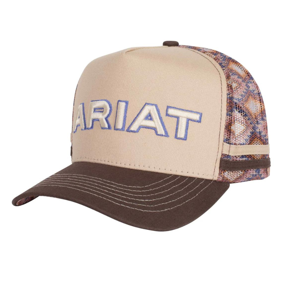 Ariat Aztec Mesh Trucker Cap - Aztec Blanket