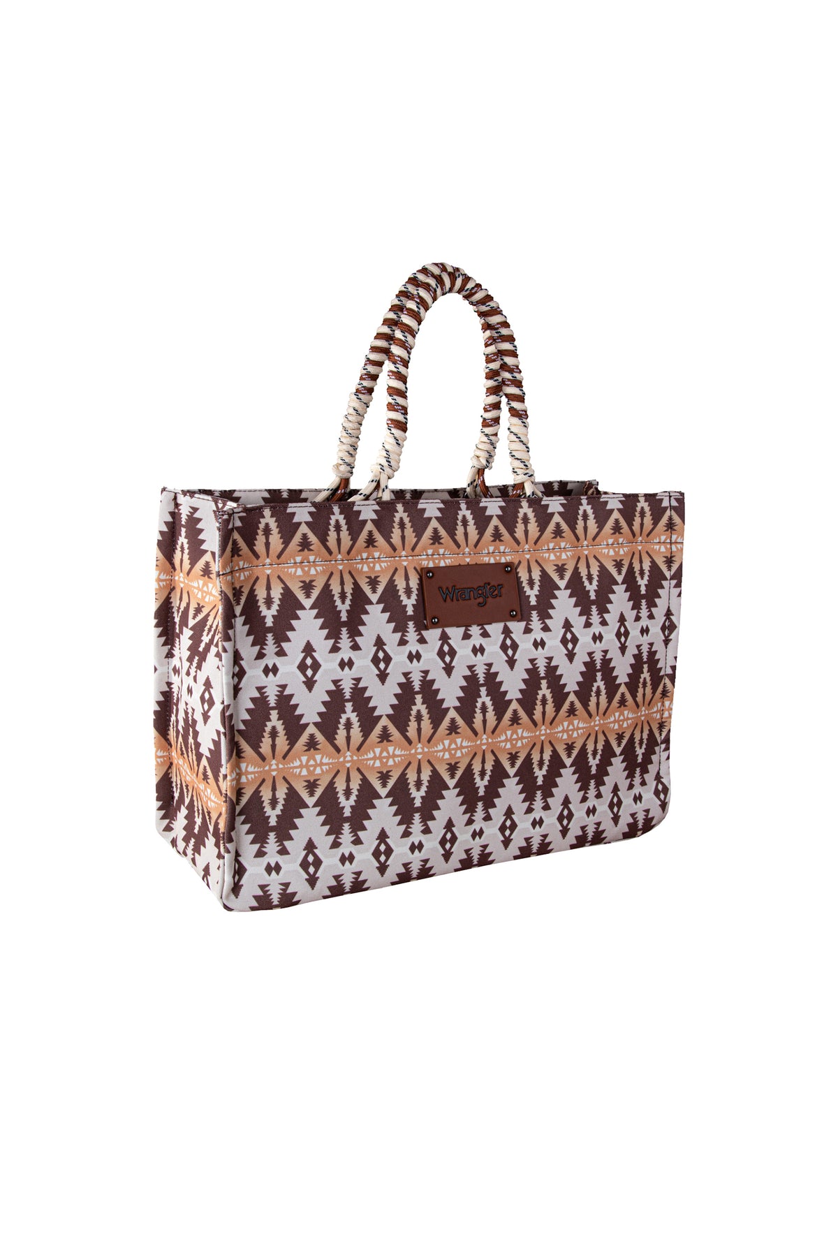 Wrangler Southwestern Oversized Tote Bag - Coffee