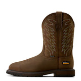 Ariat Mens Groundbreaker Wide Square Toe Steel Toe - Dark Brown