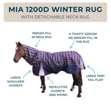 Rug Up 1200D Detachable Neck Combo - 300G Fill
