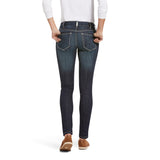 Ariat Womens Real Mid Rise Skinny Stretch Outseam - Ella Celestial