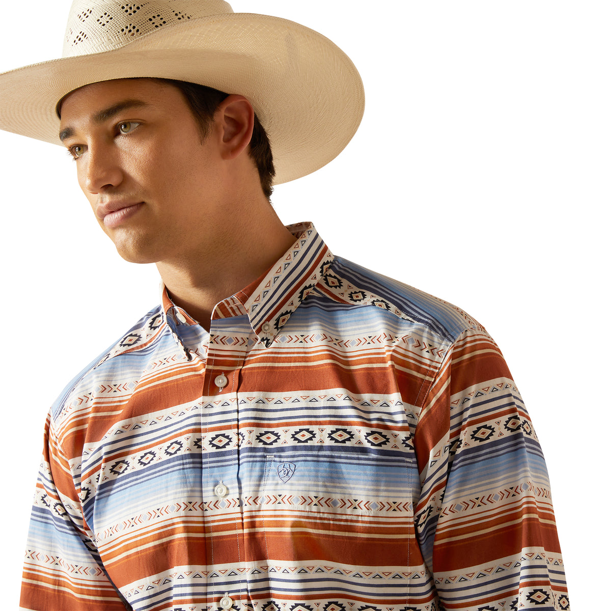 Ariat Mens Dexter Shirt - Jasper Stone