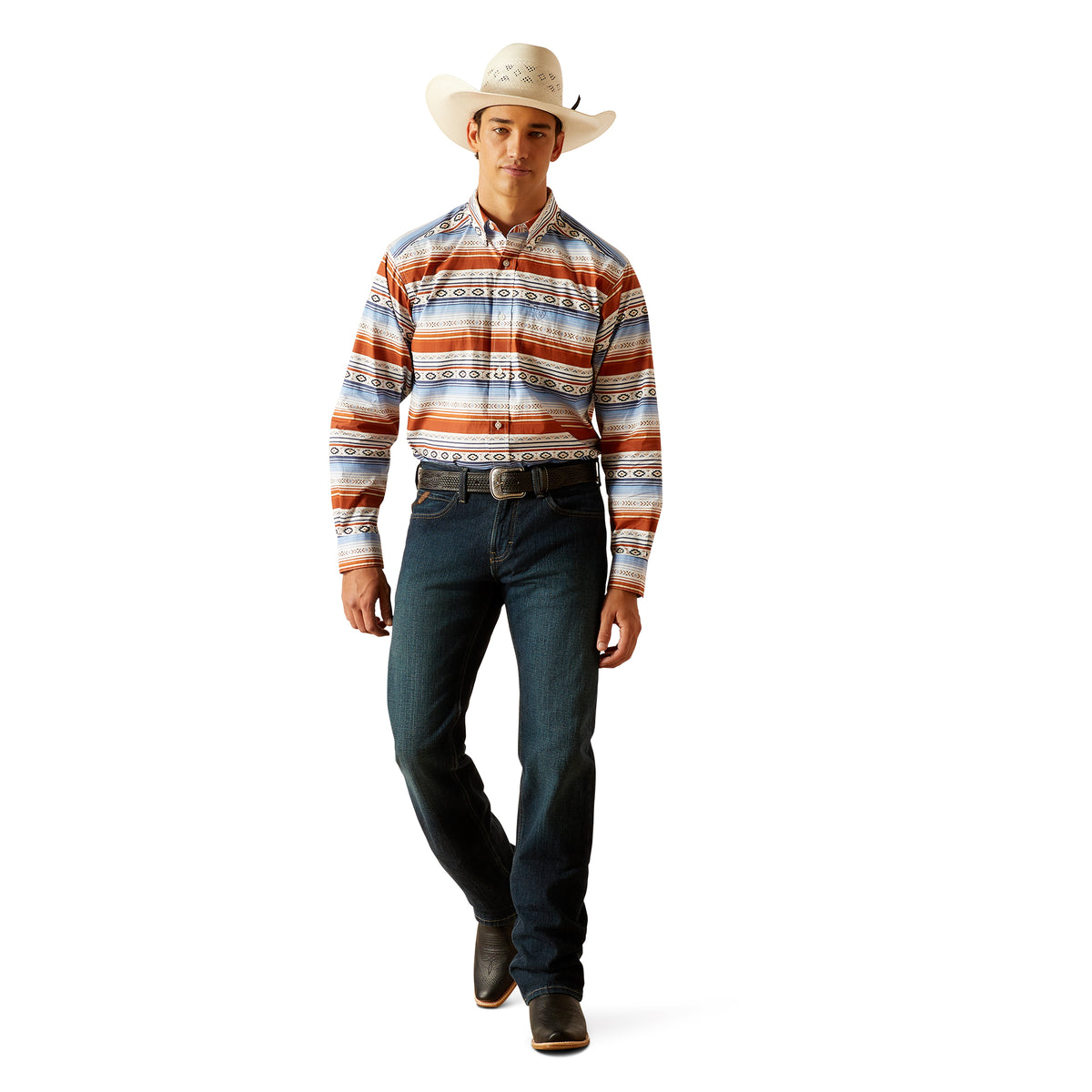 Ariat Mens Dexter Shirt - Jasper Stone