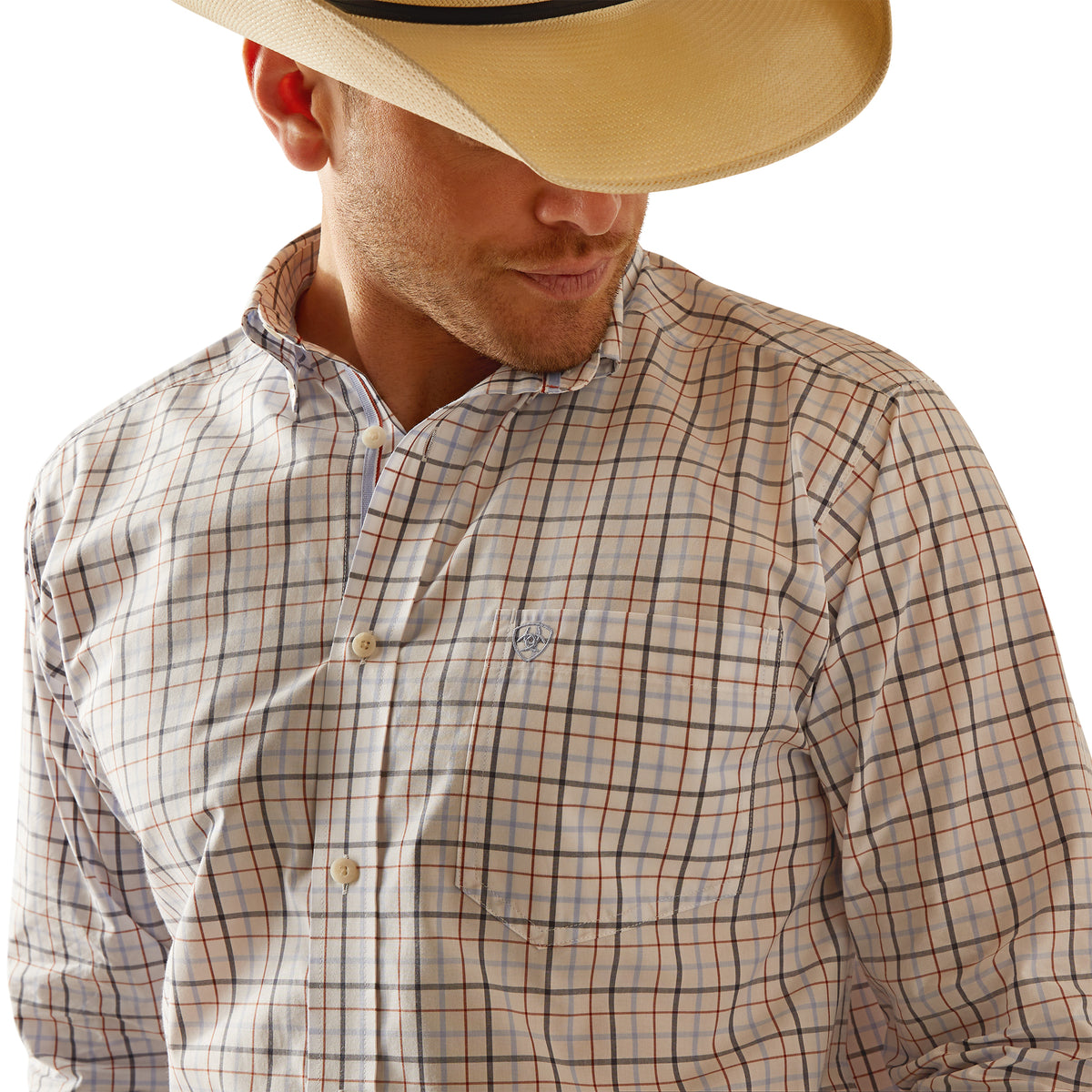 Ariat Mens Pro Dan Shirt - White