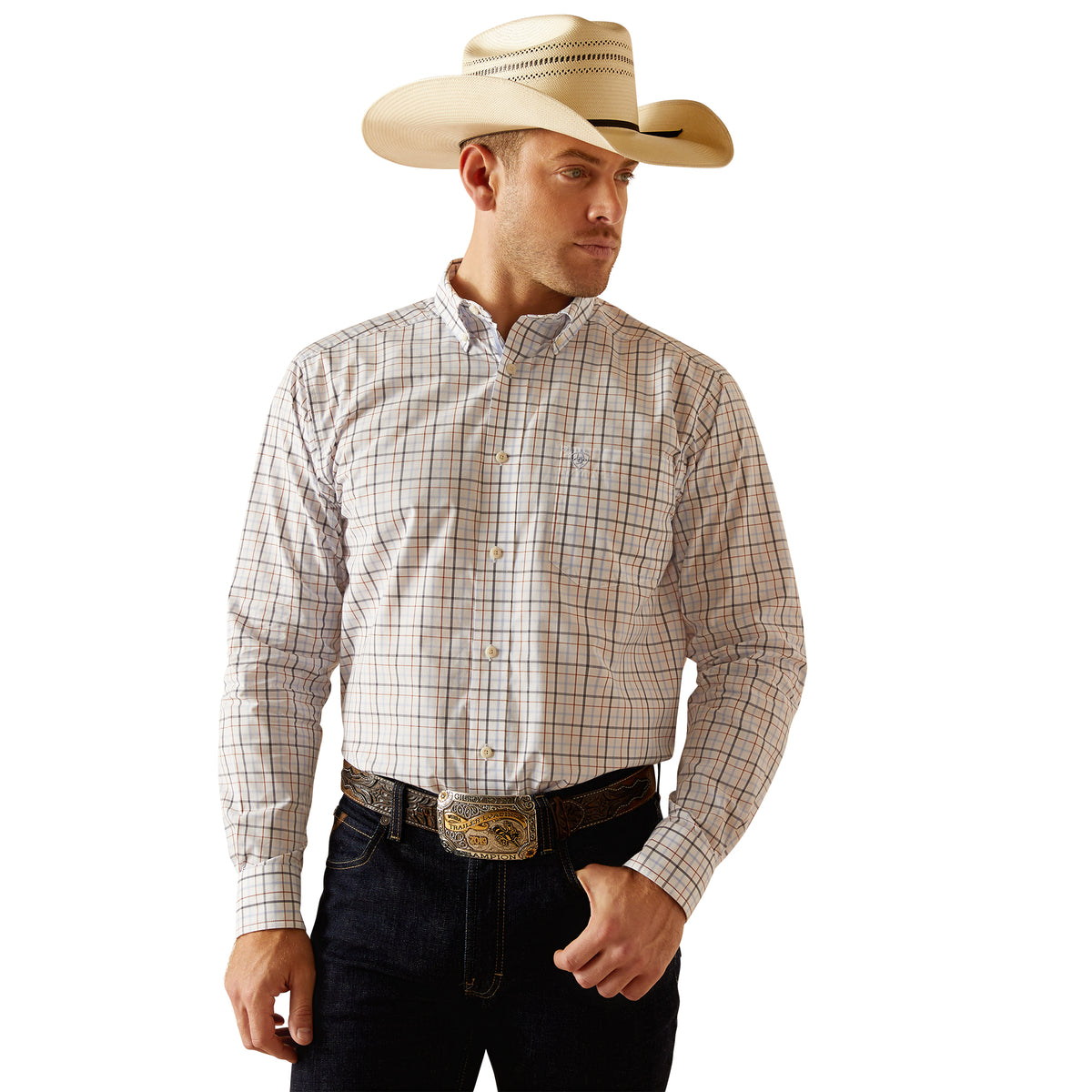 Ariat Mens Pro Dan Shirt - White