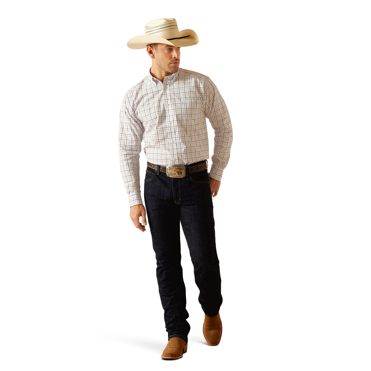 Ariat Mens Pro Dan Shirt - White