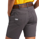 Ariat Womens Rebar Durastretch Made Tough Short - Rebar Grey