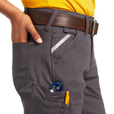 Ariat Womens Rebar Durastretch Made Tough Short - Rebar Grey