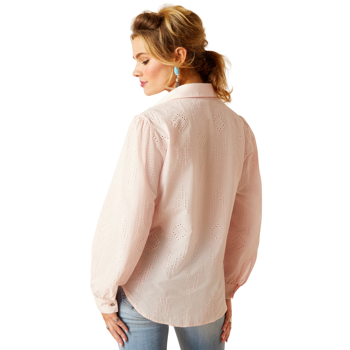 Ariat Womens Romantic Shirt - Icy Pink