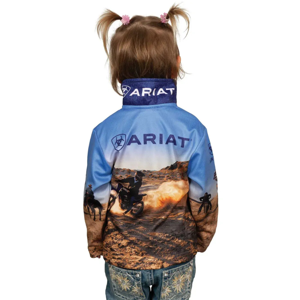 Ariat Kids Fishing Shirt - Lets Ride