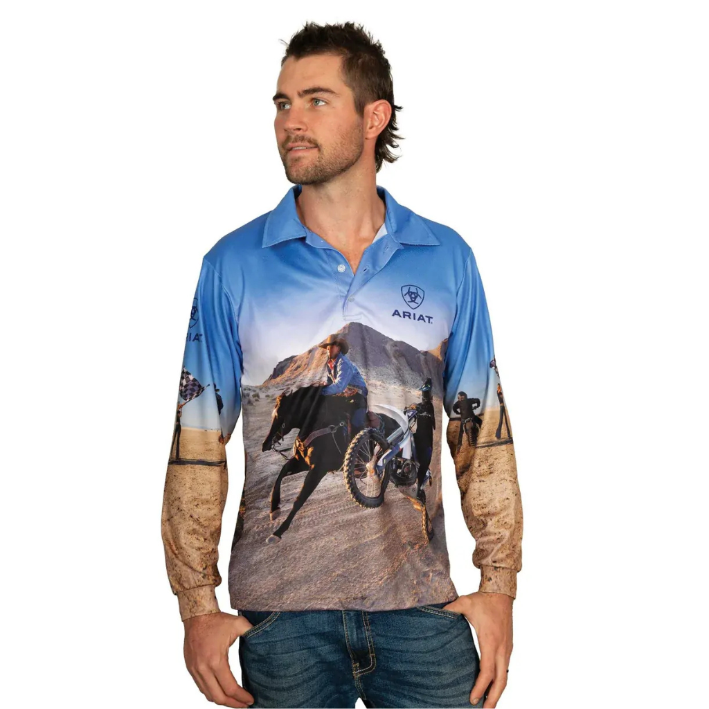 Ariat Unisex Fishing Shirt - Lets Ride