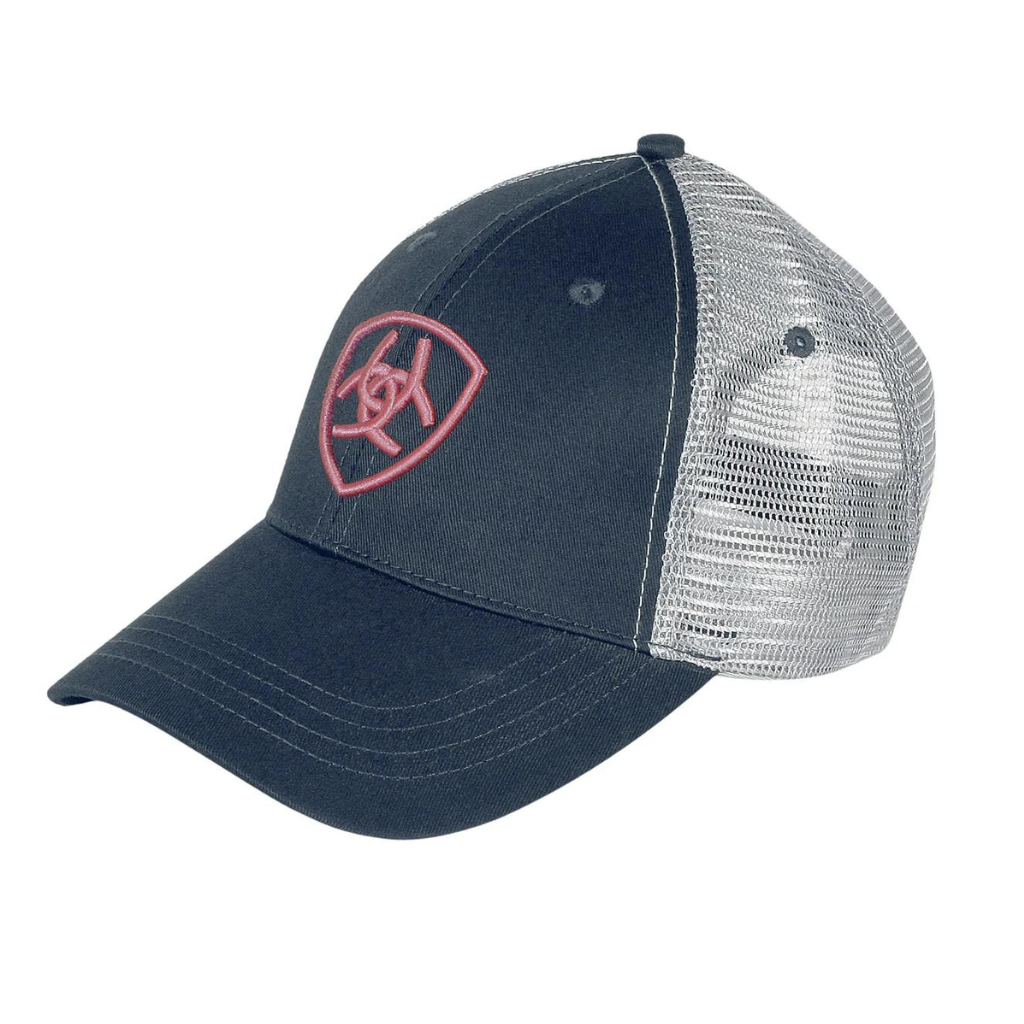 Ariat Truckers Cap - Navy/Silver/Pink