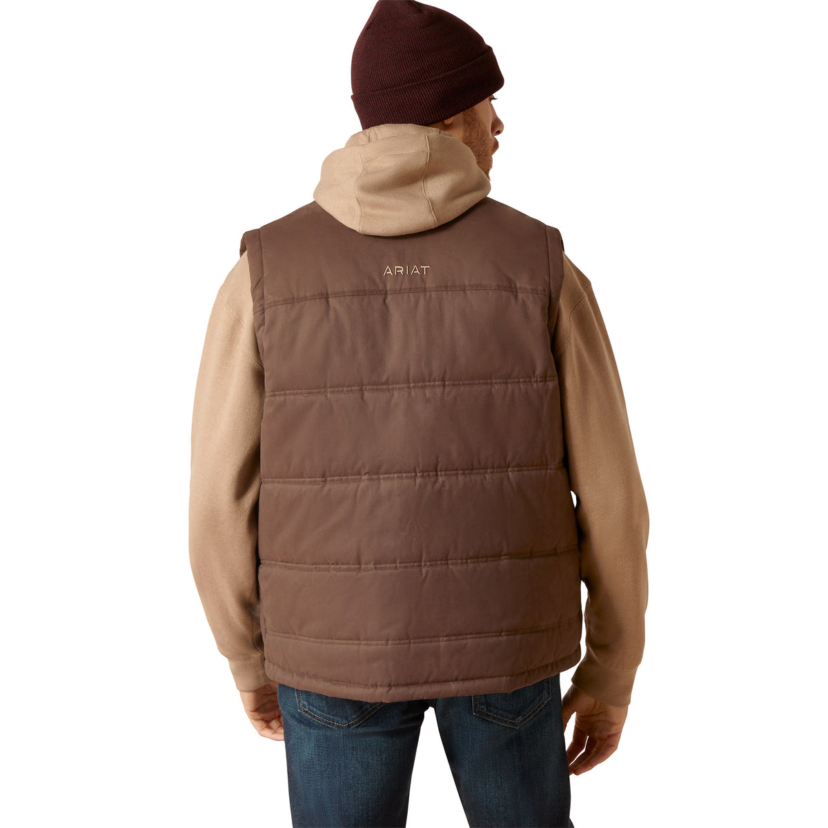 Ariat Mens Grizzly Canvas Vest - Bracken