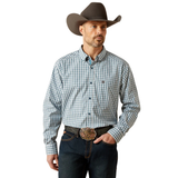 Ariat Mens Pro Series Townes Shirt- Dark Teal