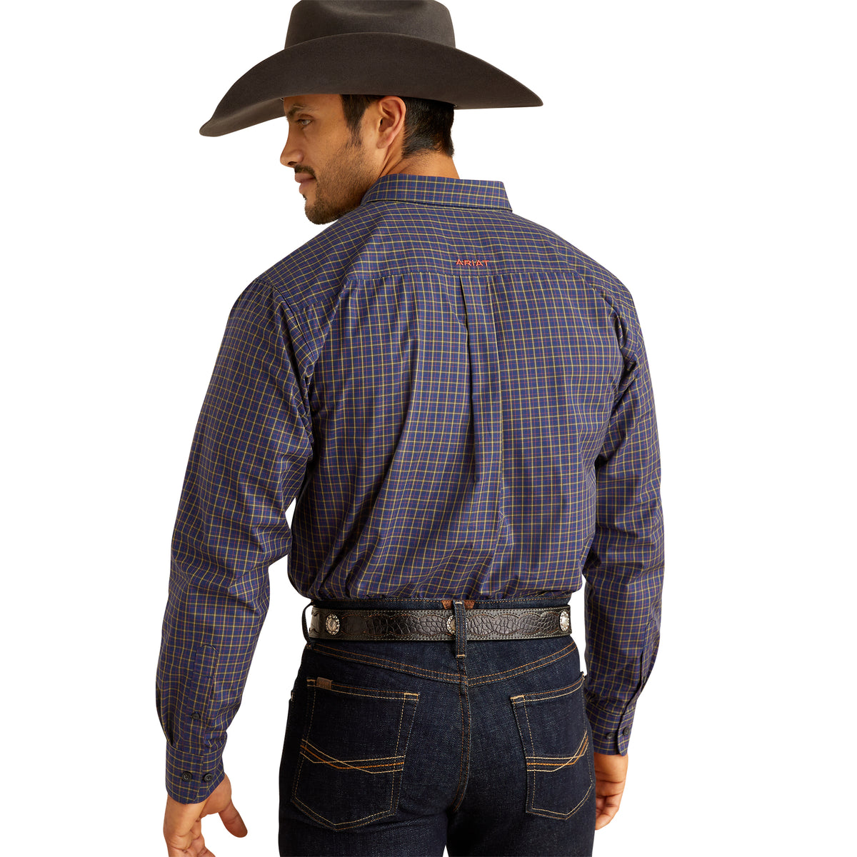 Ariat Mens Pro Series Stewart Shirt - Navy Blue