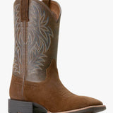 Ariat Mens Sport Western Wide Square Toe - Mesa Tan/Vintage Bomber