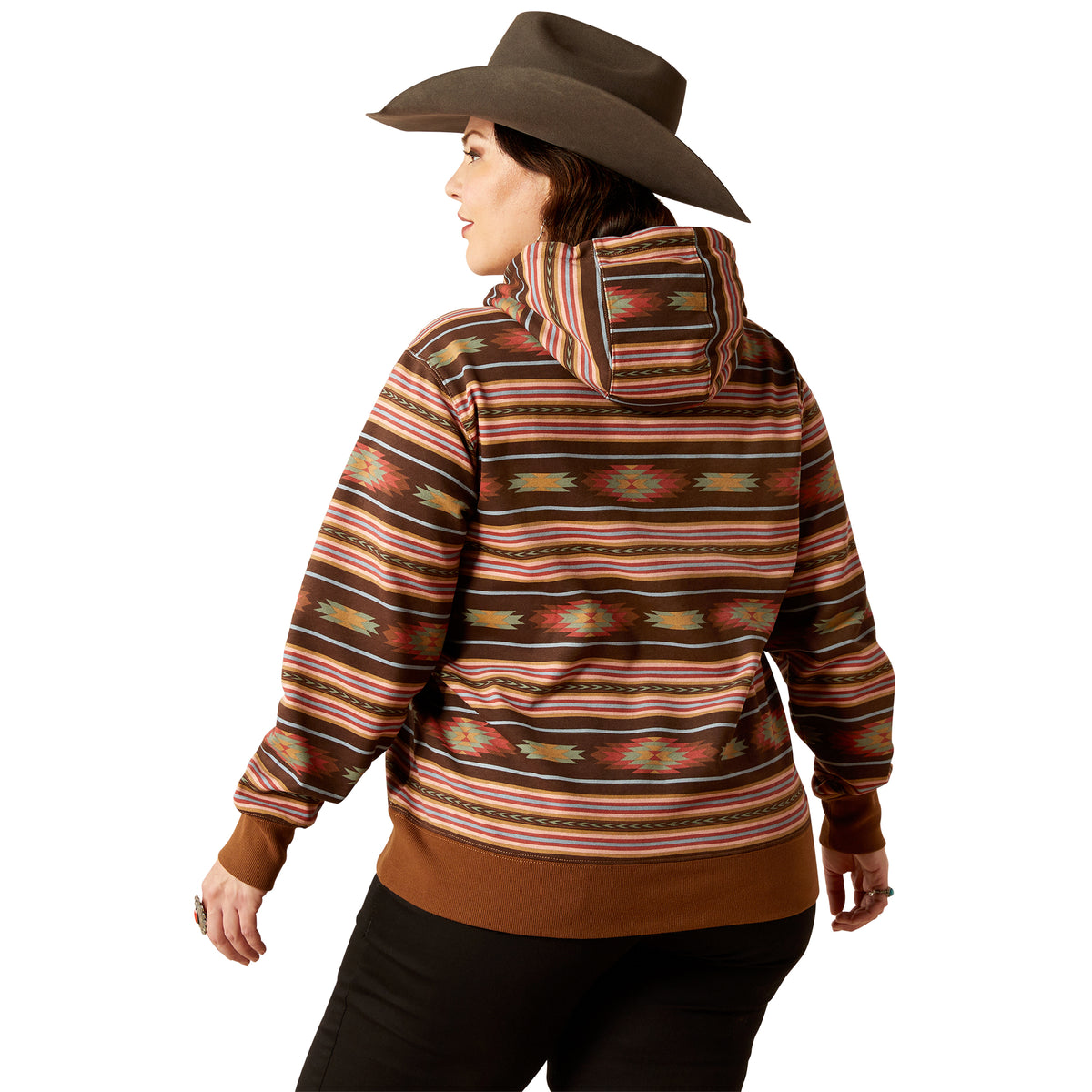 Ariat Womens Skyline Hoodie - Soft Silt Serape Print
