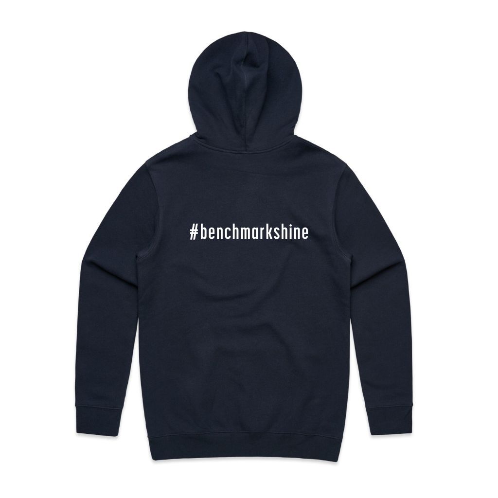 Benchmark Horse Feeds Unisex Hoodie - Navy