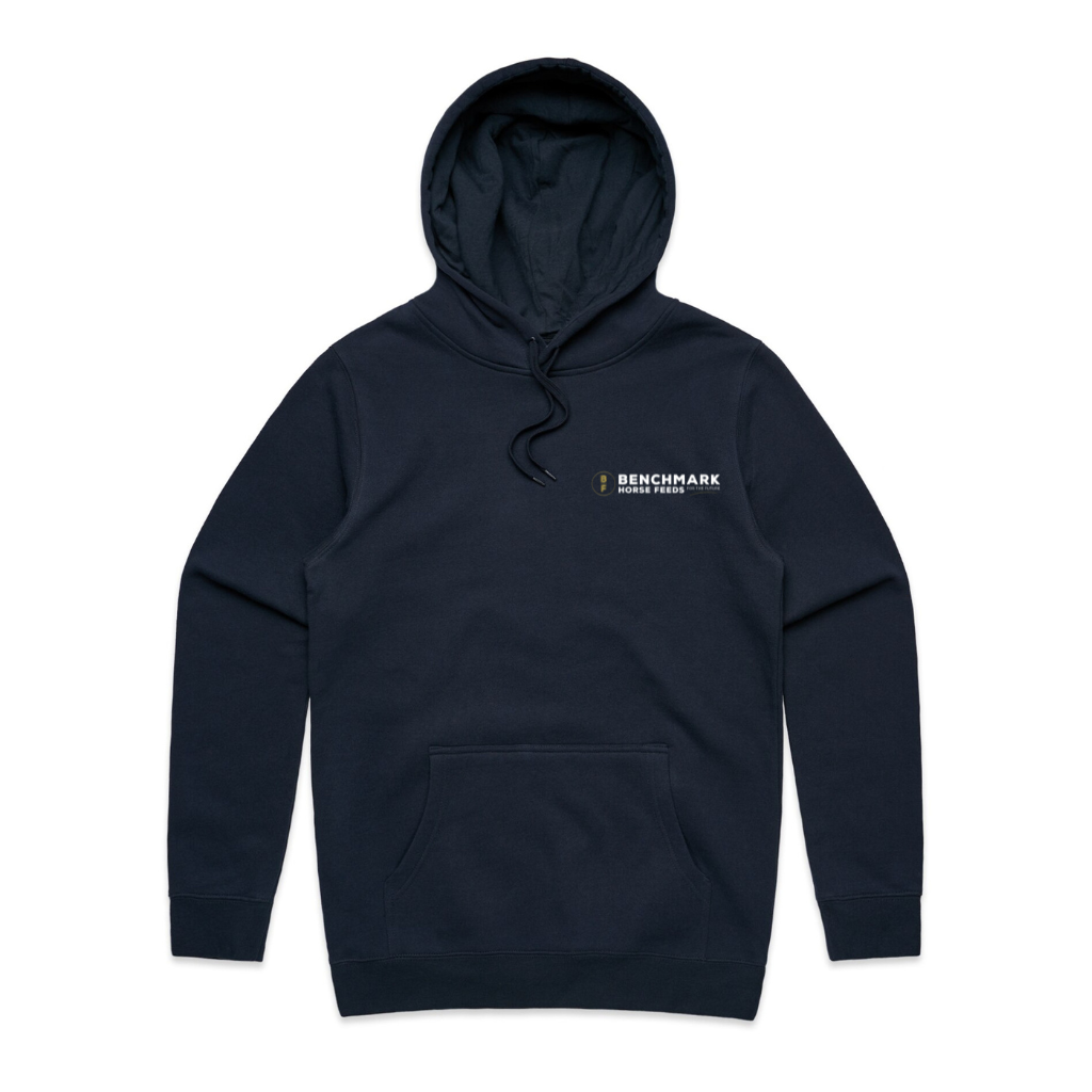 Benchmark Horse Feeds Unisex Hoodie - Navy