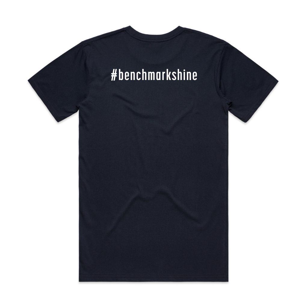 Benchmark Horse Feeds Unisex Tee - Navy