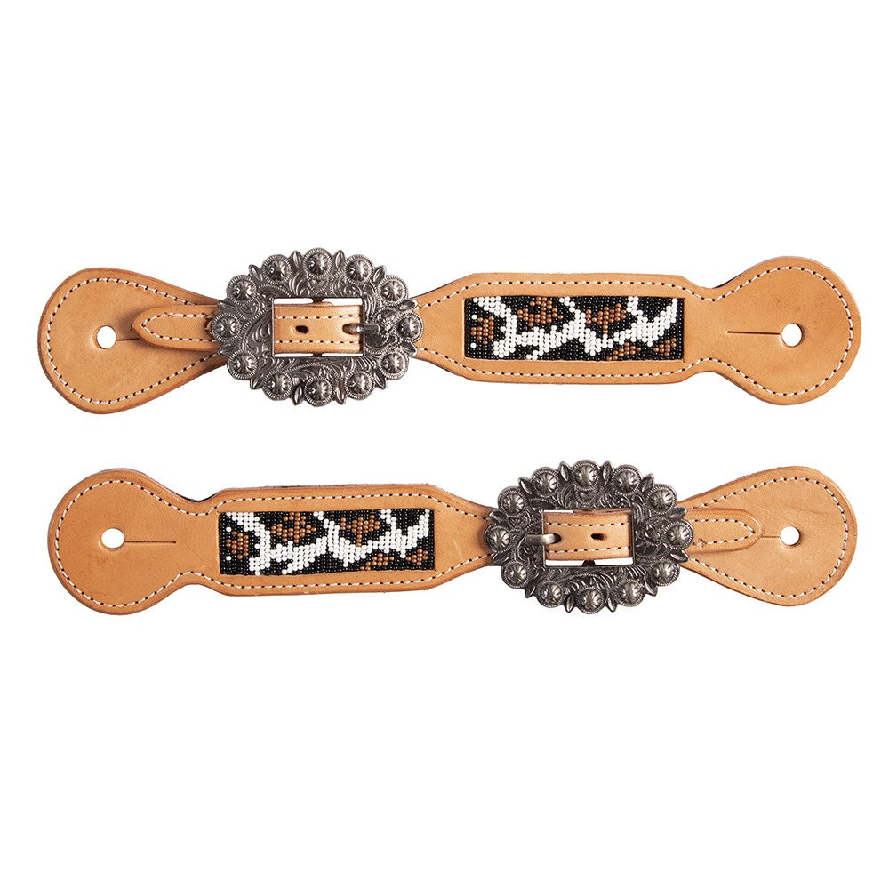 Fort Worth Beaded Spur Straps