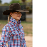 Black Colt Womens Kirby Shirt - Red/Navy