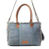 Coastal Steel Upcycled Tote - Denim