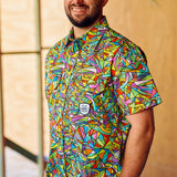 TradeMutt Mens Bonza Short Sleeve Shirt