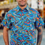 TradeMutt Mens Snazzy Short Sleeve Shirt