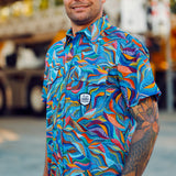 TradeMutt Mens Snazzy Short Sleeve Shirt