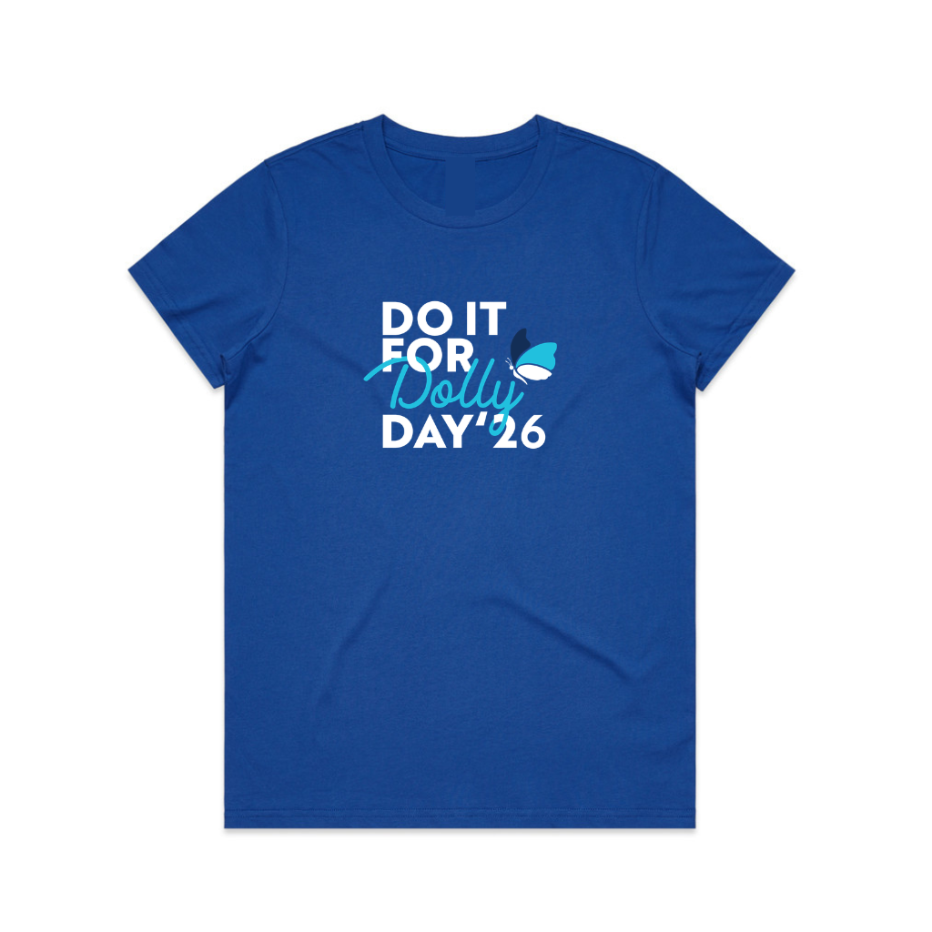 Dollys Dream Do it for Dolly Day 2026 Tee - Blue