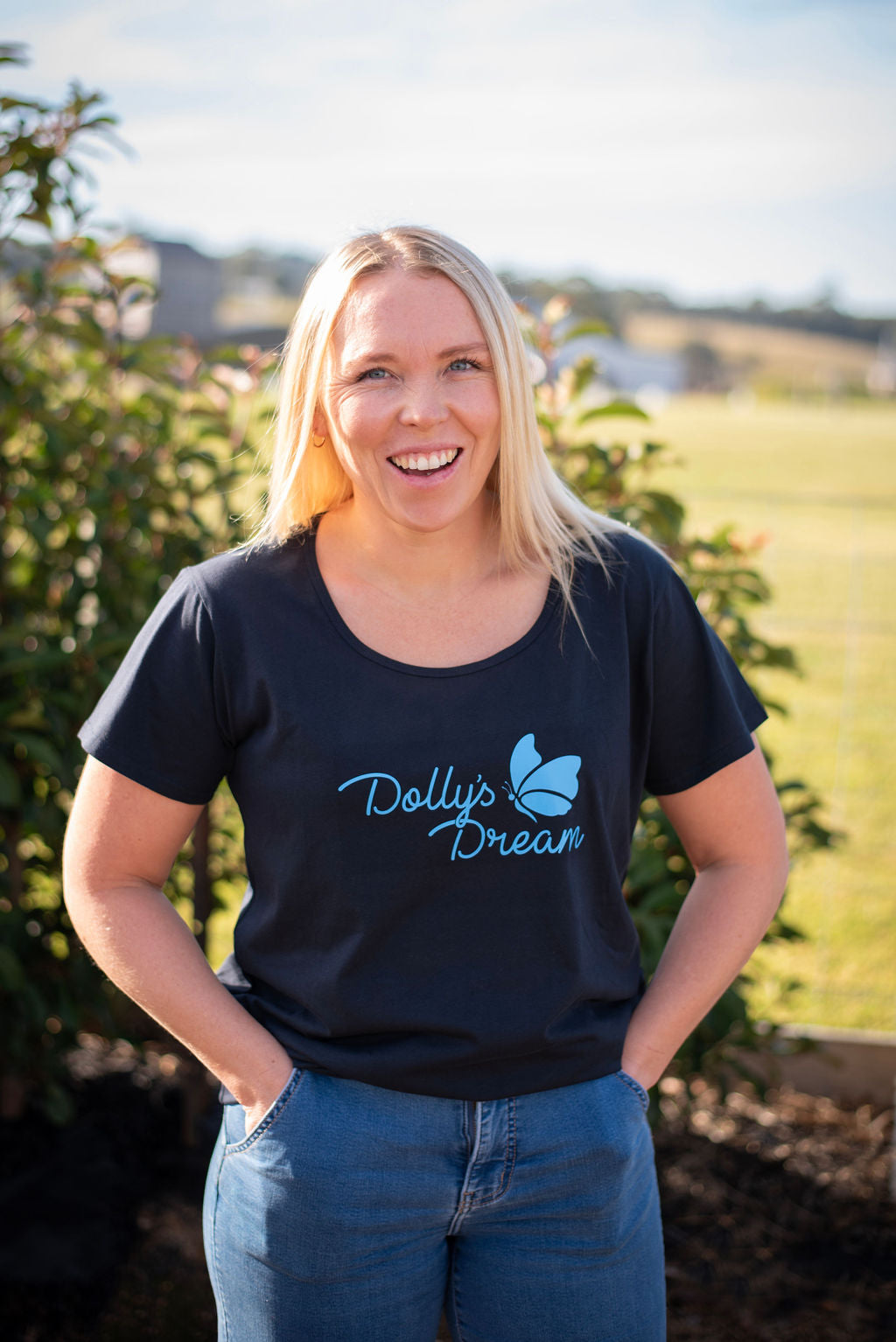 Dollys Dream Womens Tee - Navy