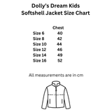 Dolly's Dream Kids Softshell Jacket - Navy