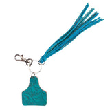 Ear Tag Tassel Key Ring