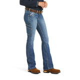 Ariat Womens Rebar Mid Rise Boot Cut Durastretch - Raven Sofia