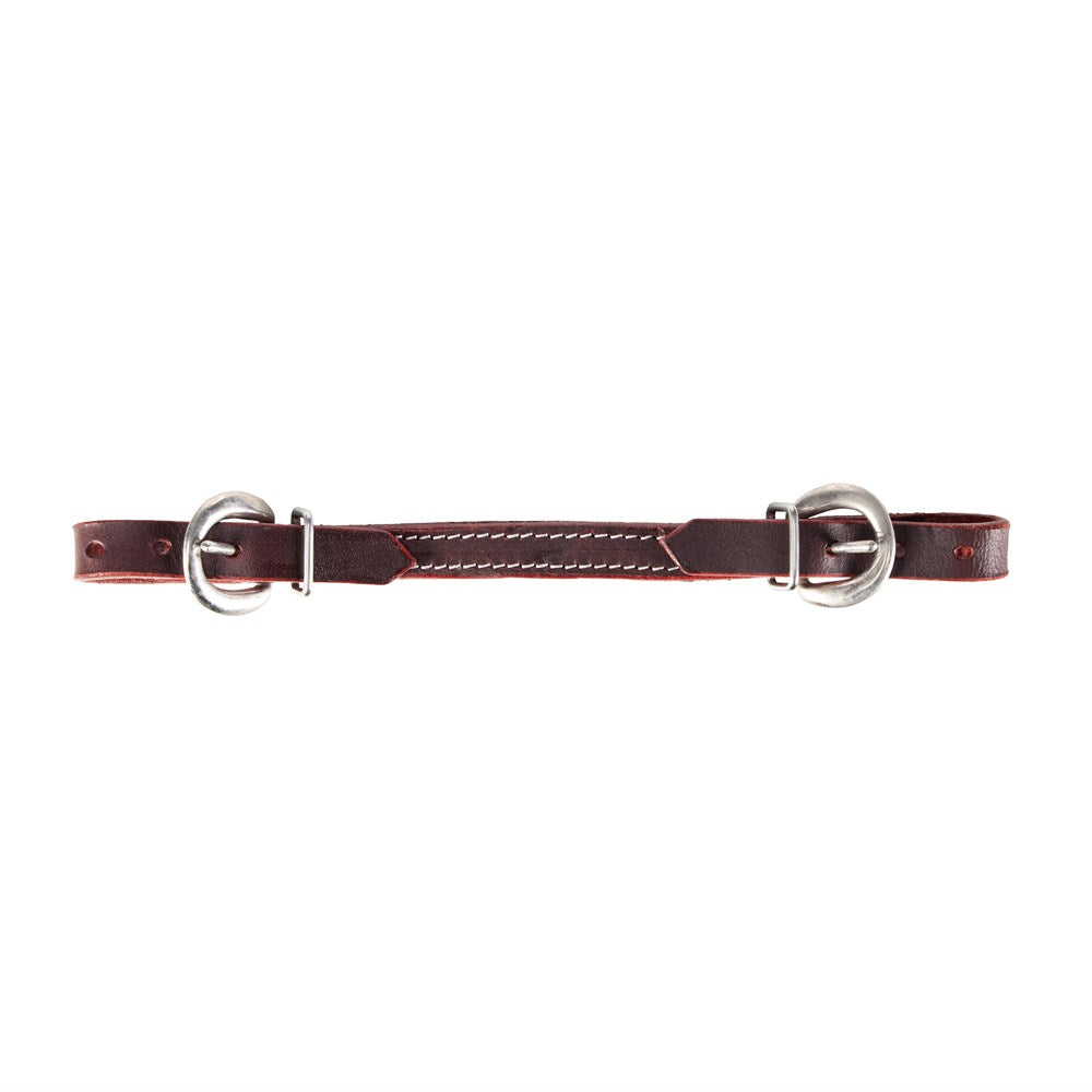 FortWorth Flat Curb Strap - Latigo