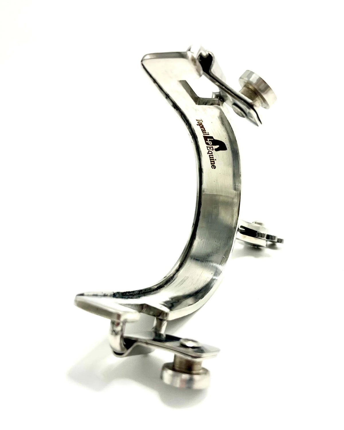 Toprail Equine Ladies Short Shank Show Spur w/lip and Heart Rowel