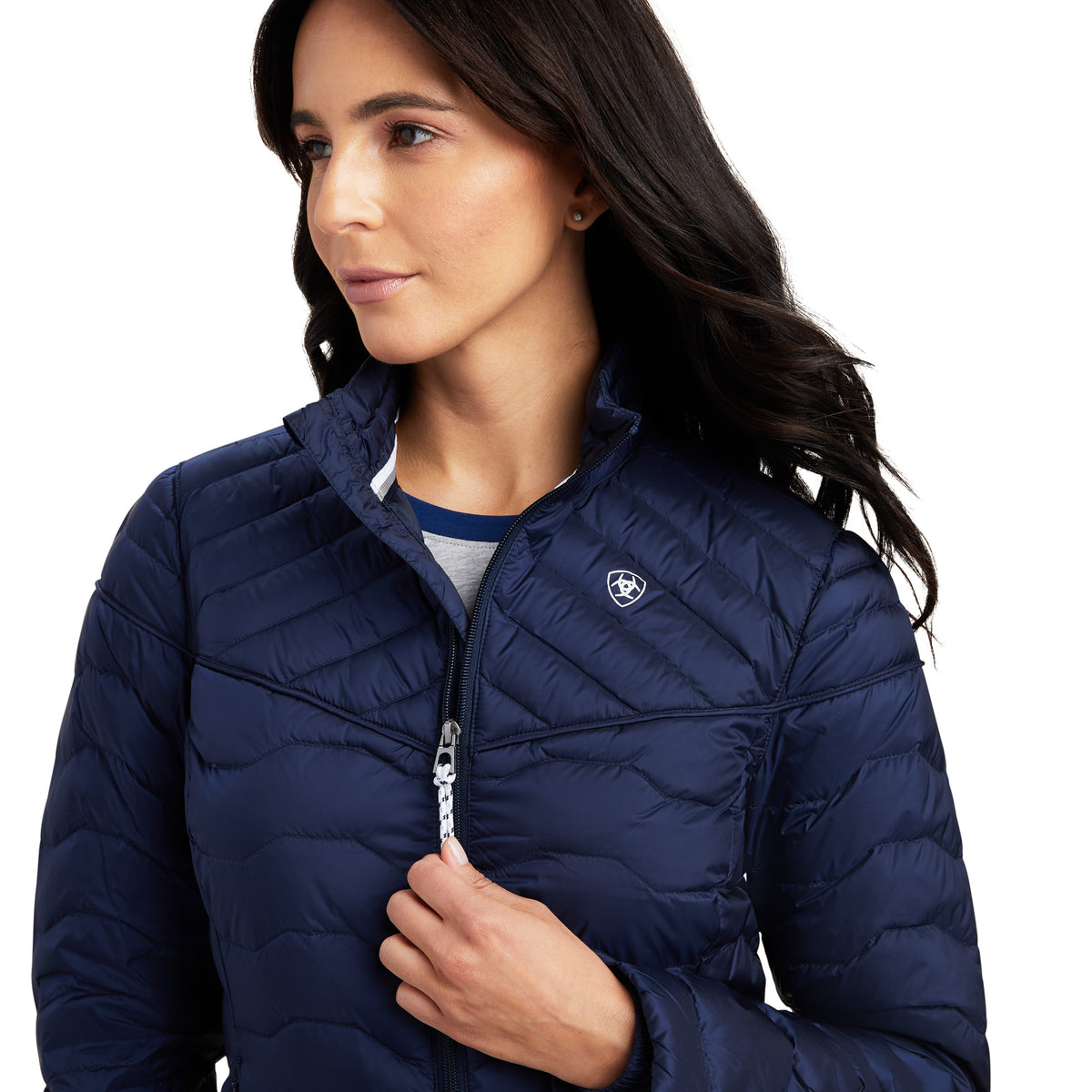 Ariat Womens Ideal Down Jacket - Navy Eclipse