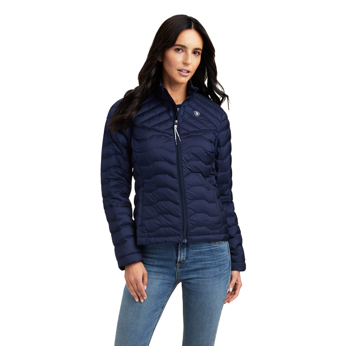 Ariat Womens Ideal Down Jacket - Navy Eclipse