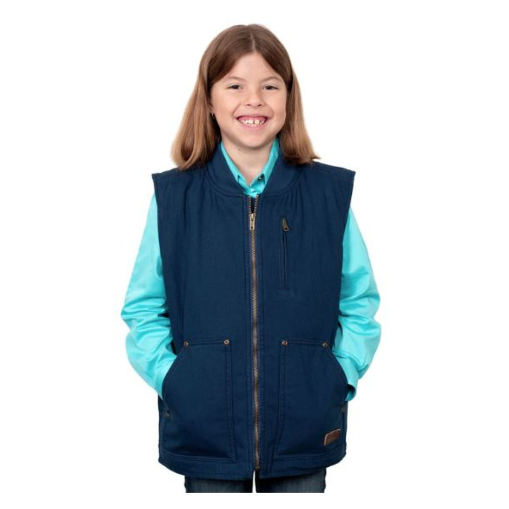 Just Country Junior Diamantina Vest - Navy