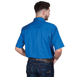 Just Country Mens Adam Short Sleeve Shirt - Nautical
