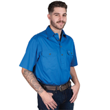 Just Country Mens Adam Short Sleeve Shirt - Nautical