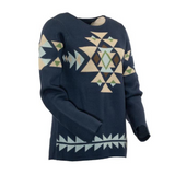 Outback Trading Womens Alma Sweater - Navy
