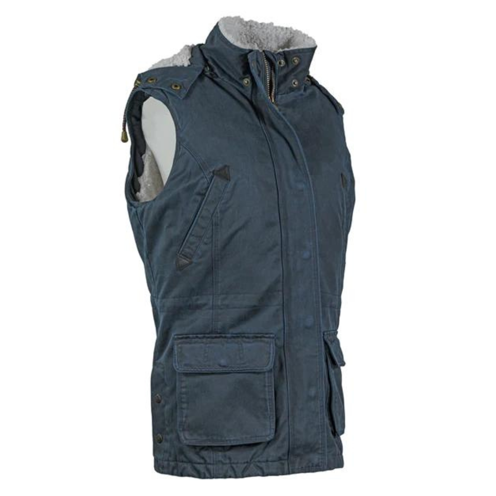 Outback Trading Womens Woodbury Vest - Navy