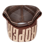 Roper Trucker Cap Branded - Chocolate/Stone