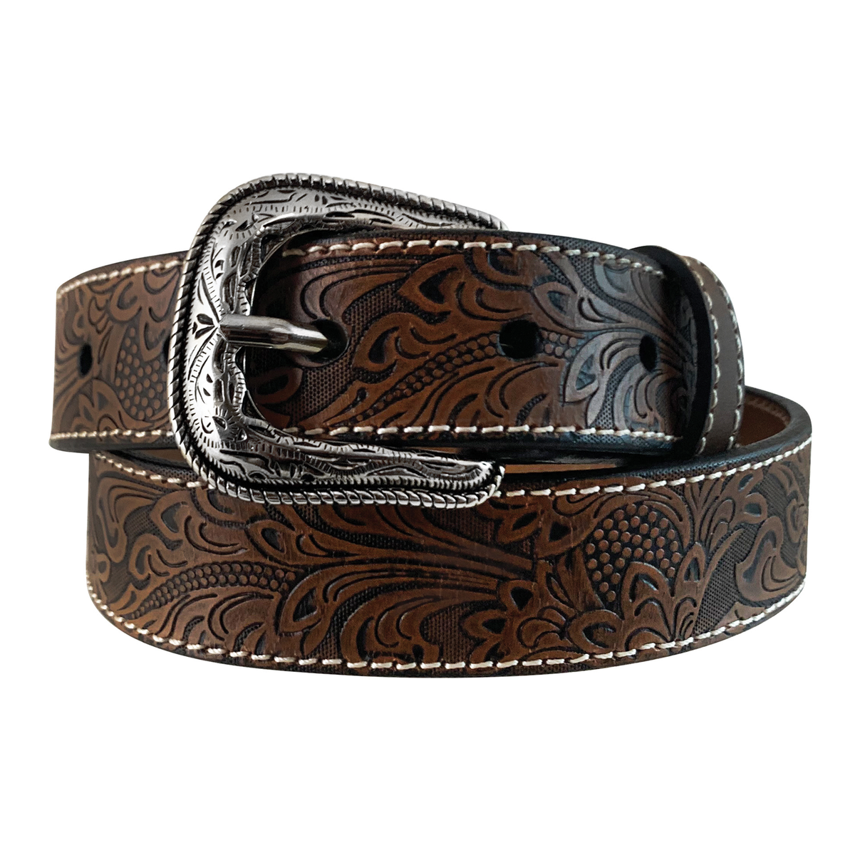 Roper Boys Belt - Natural Leather Natural